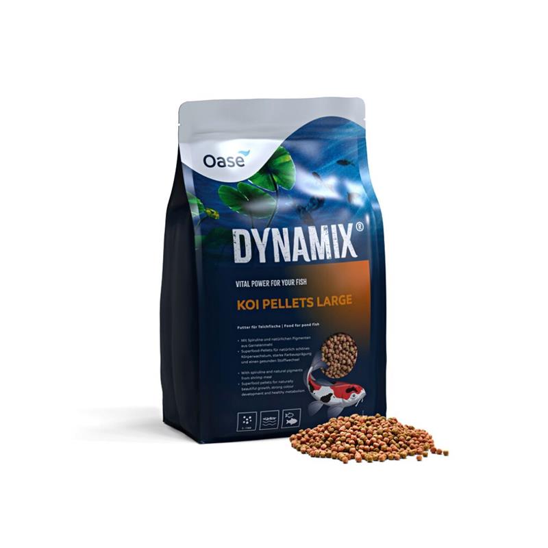 Hrana crapi Koi Oase Dynamix Koi Pellet Large 8 Litri - imagine 3